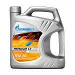 Моторное масло Gazpromneft Premium C3 5W30, 4л